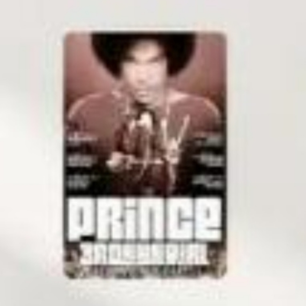 Boutique Prince The Artist Tin Sign 🖤